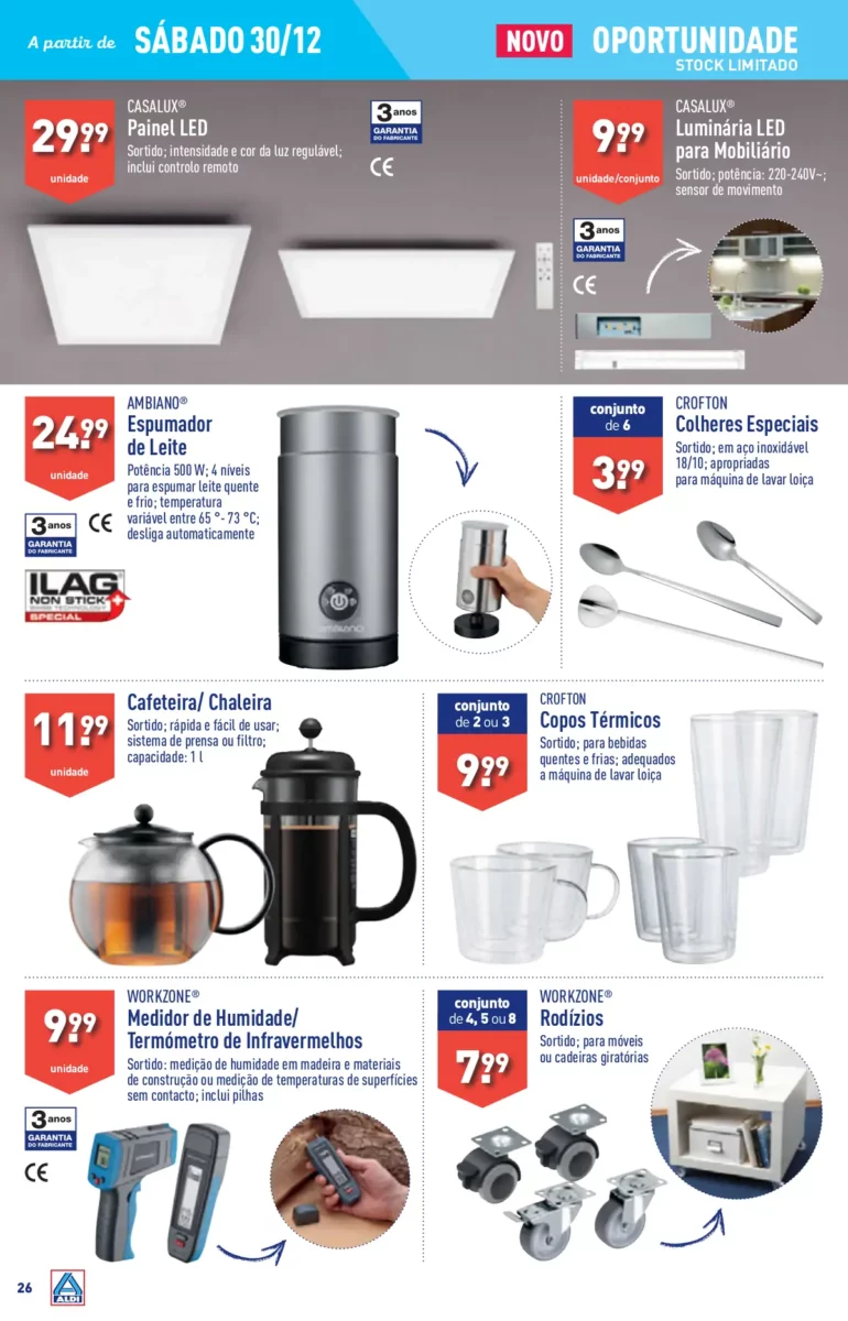 Antevis&atilde;o Folheto ALDI (27 dezembro a 2 janeiro)