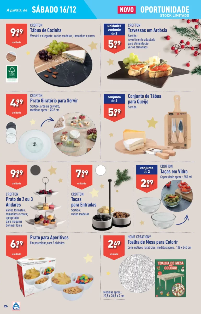 Antevis&atilde;o Folheto ALDI (13 a 19 dezembro)