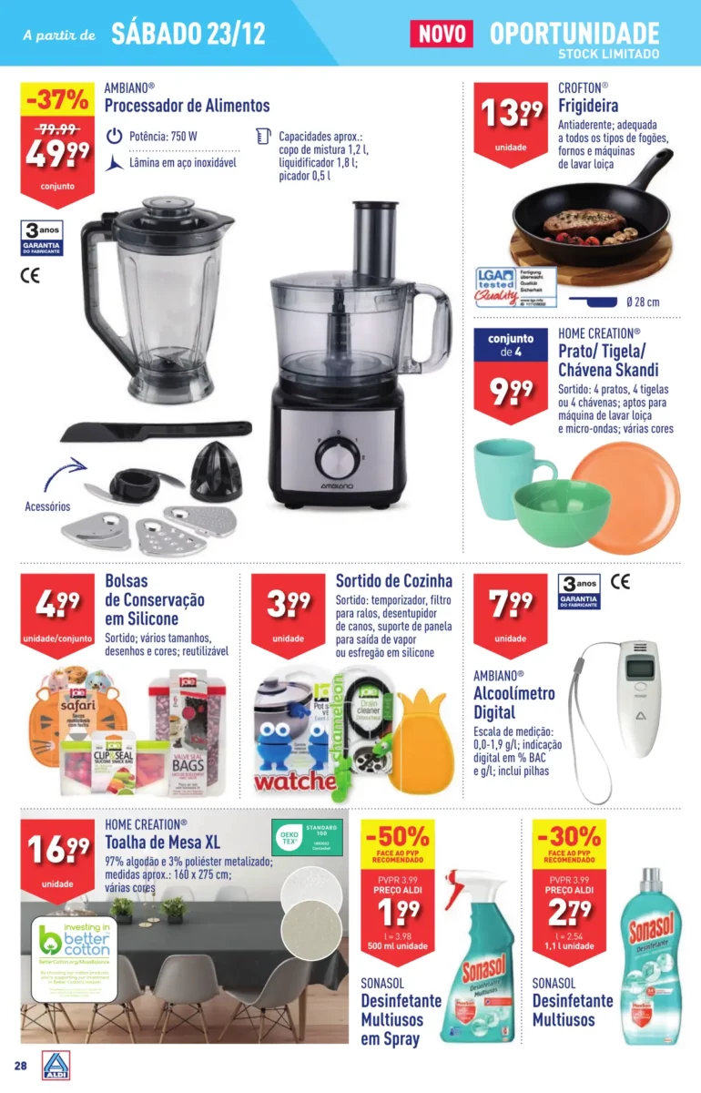 Antevis&atilde;o Folheto ALDI (20 a 26 dezembro)