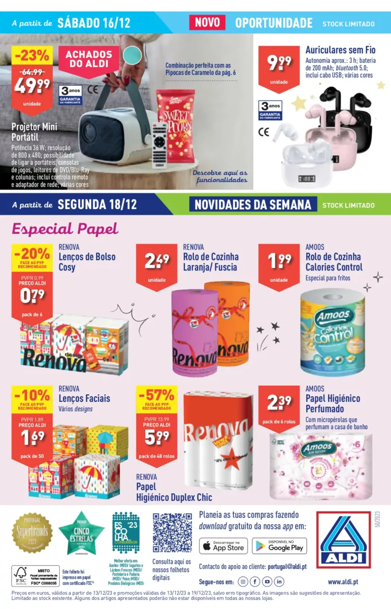 Antevis&atilde;o Folheto ALDI (13 a 19 dezembro)