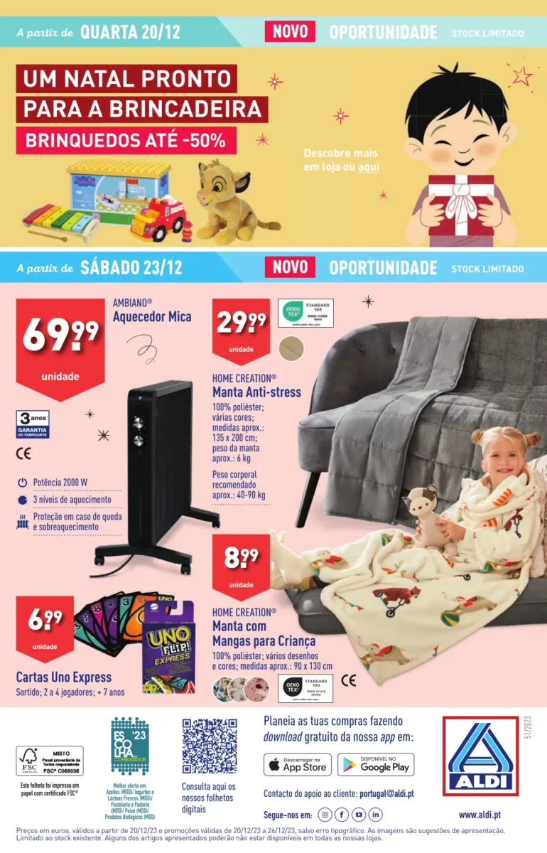 Antevis&atilde;o Folheto ALDI (20 a 26 dezembro)