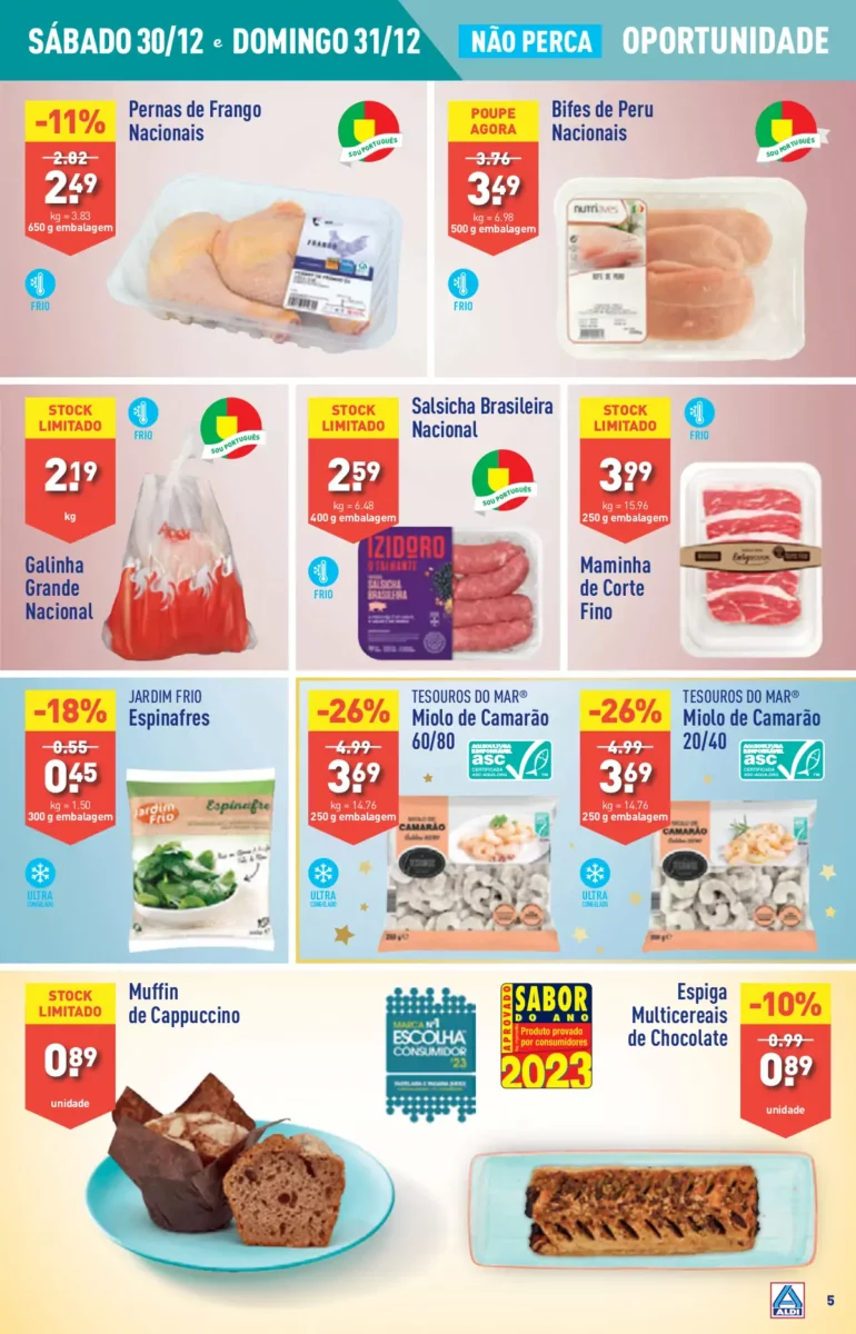 Antevis&atilde;o Folheto ALDI (27 dezembro a 2 janeiro)