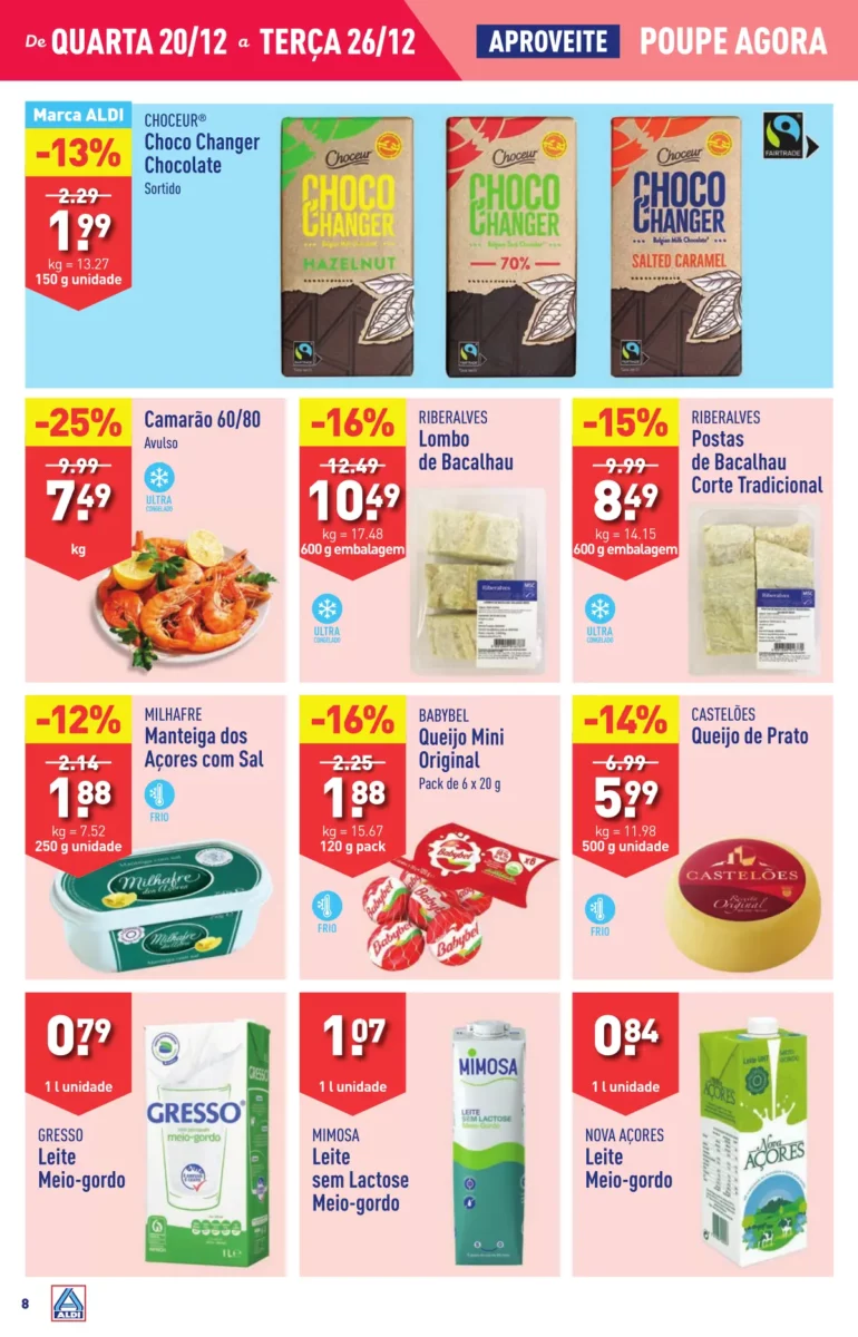 Antevis&atilde;o Folheto ALDI (20 a 26 dezembro)