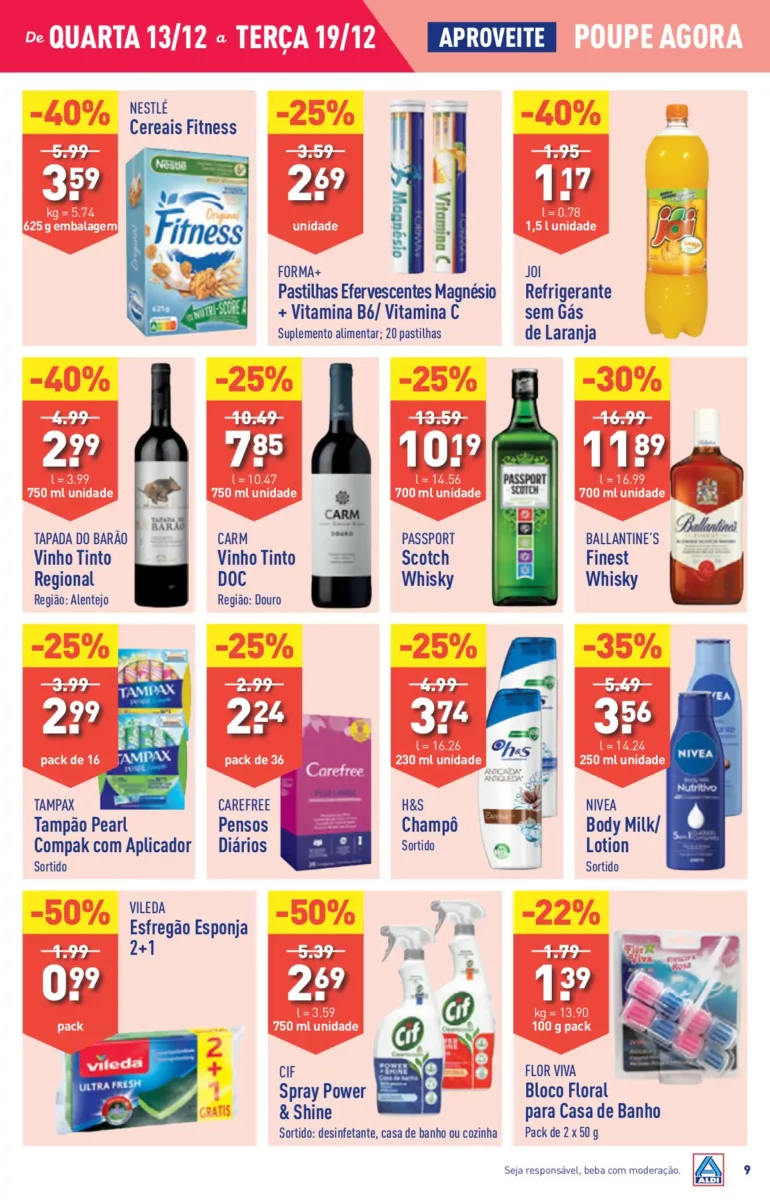 Antevis&atilde;o Folheto ALDI (13 a 19 dezembro)