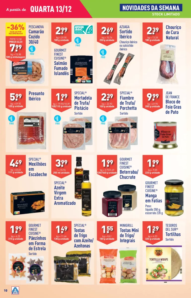 Antevis&atilde;o Folheto ALDI (13 a 19 dezembro)