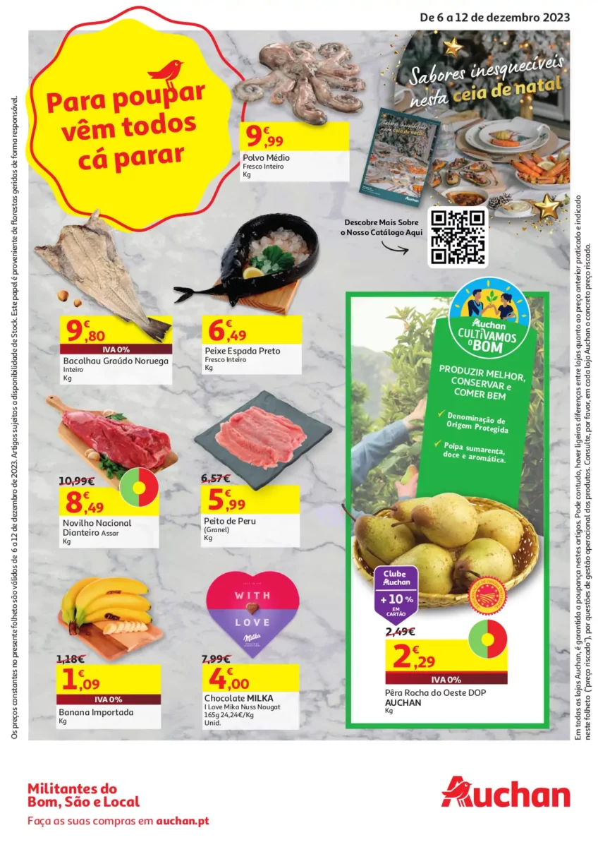 Folheto Auchan (6 a 12 dezembro)