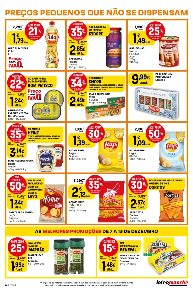 Antevis&atilde;o Folheto Intermarch&eacute; (7 a 13 dezembro)