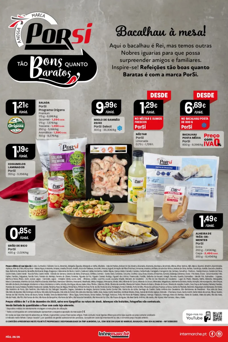 Antevis&atilde;o Folheto Intermarch&eacute; (7 a 13 dezembro)