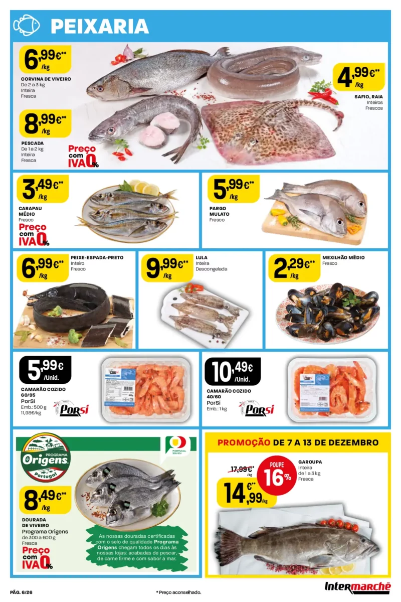 Antevis&atilde;o Folheto Intermarch&eacute; (7 a 13 dezembro)