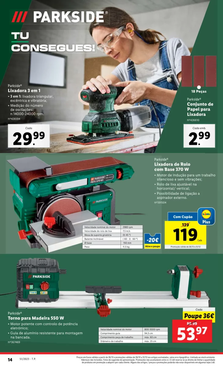 Antevis&atilde;o Folheto LiDL Novidades (21 a 24 dezembro)