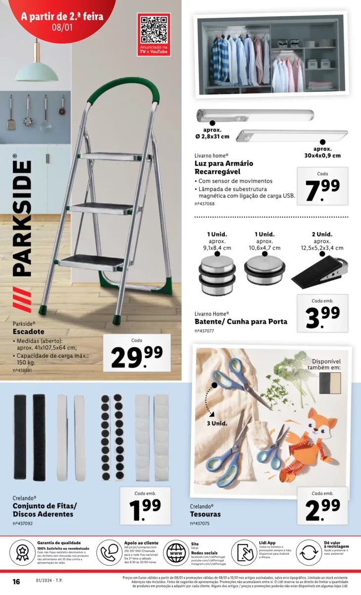 Antevis&atilde;o Folheto LiDL Novidades (a partir de 4 janeiro)