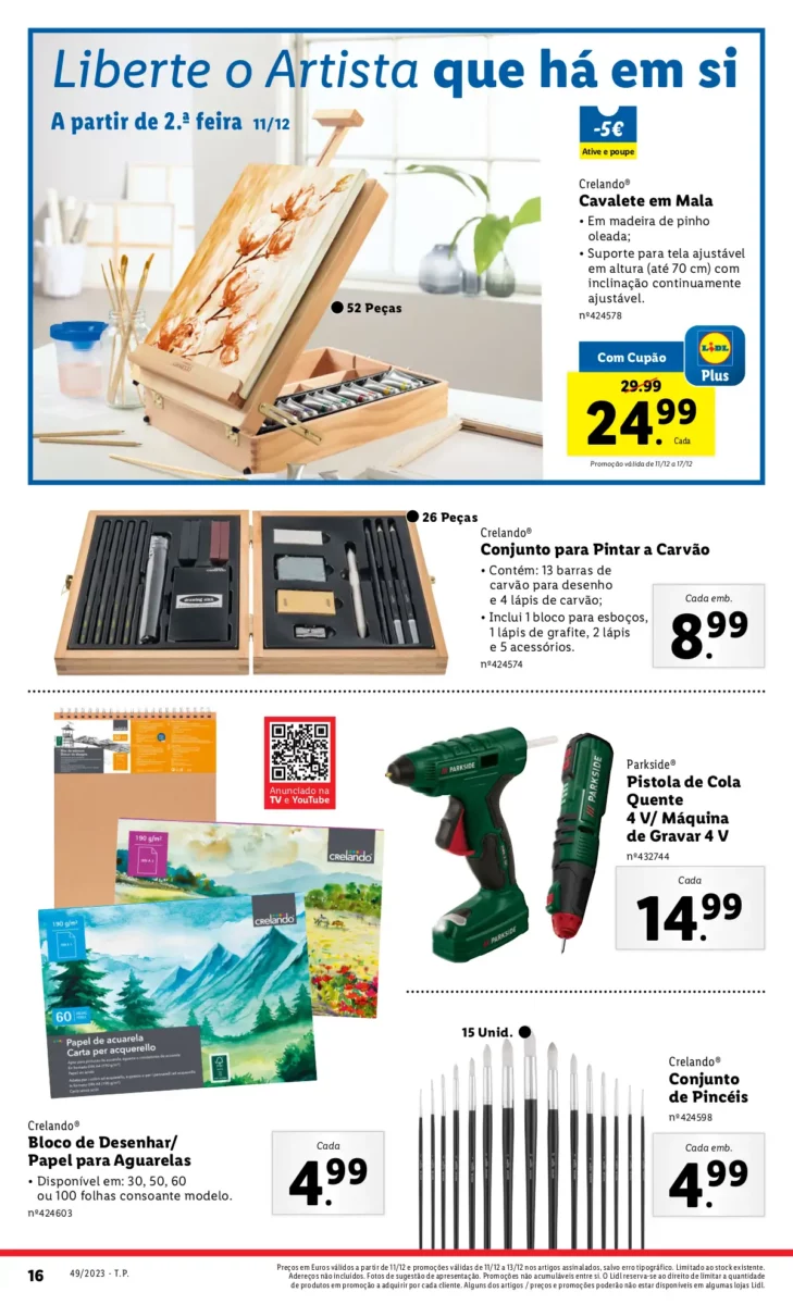 Antevis&atilde;o Folheto LiDL Novidades (a partir de 7 dezembro)