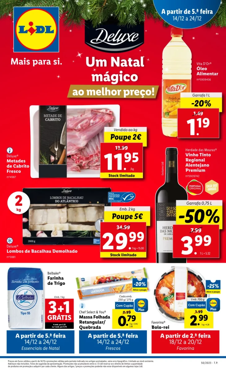 Antevis&atilde;o Folheto LiDL Novidades (a partir de 14 dezembro)