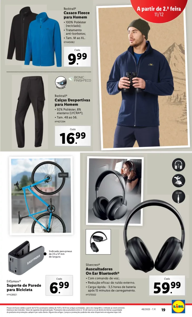 Antevis&atilde;o Folheto LiDL Novidades (a partir de 7 dezembro)