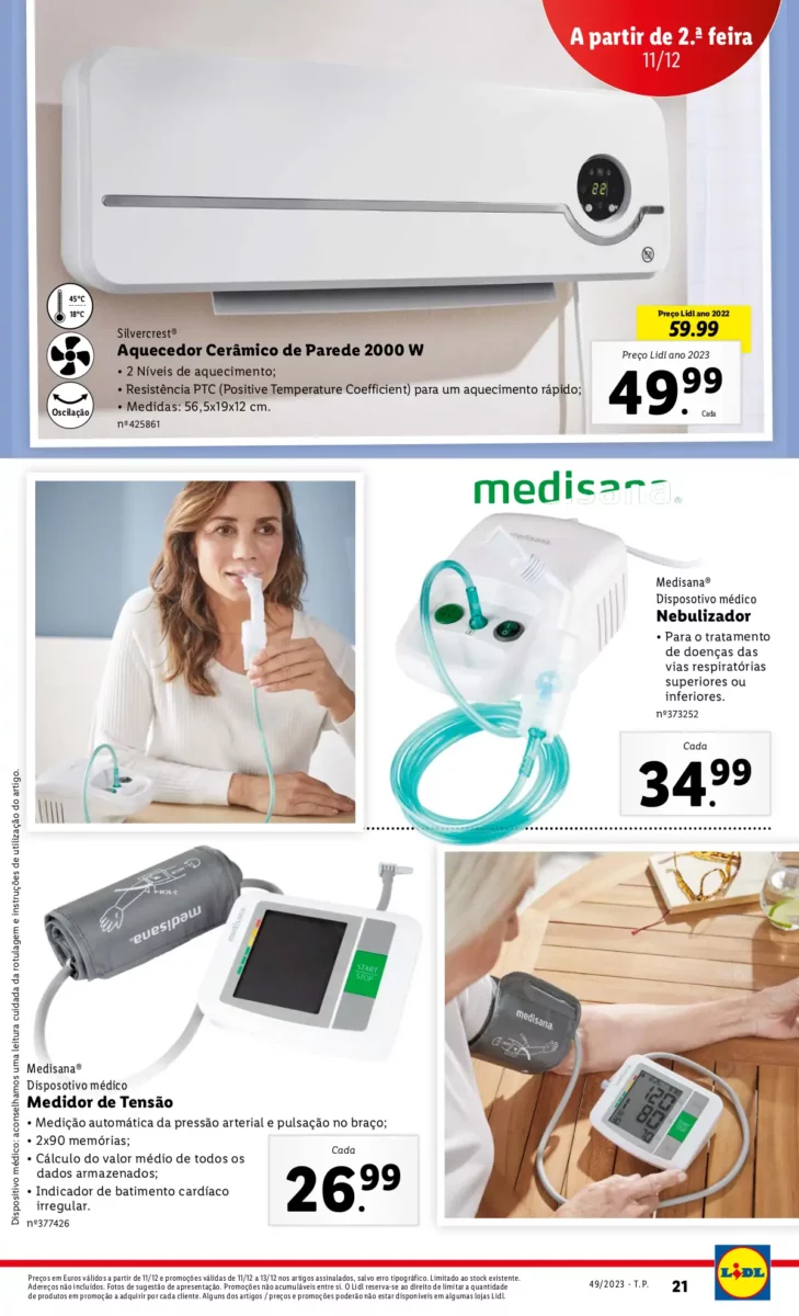 Antevis&atilde;o Folheto LiDL Novidades (a partir de 7 dezembro)