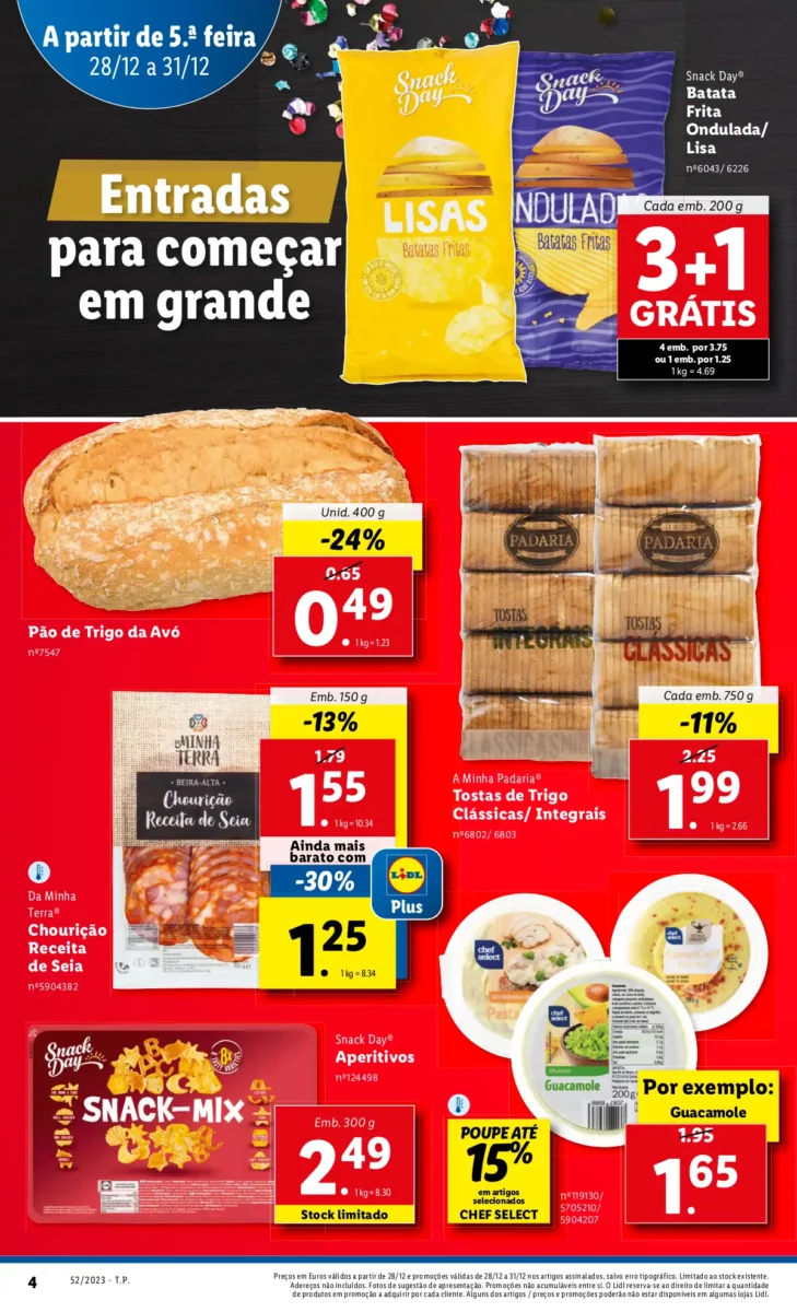 Antevis&atilde;o Folheto LiDL Novidades (a partir de 28 dezembro)