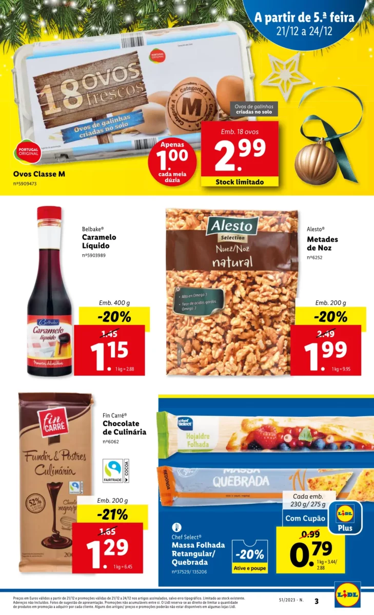 Antevis&atilde;o Folheto LiDL Novidades (21 a 24 dezembro)