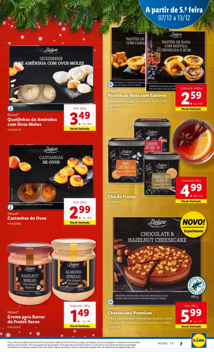 Antevis&atilde;o Folheto LiDL Novidades (a partir de 7 dezembro)