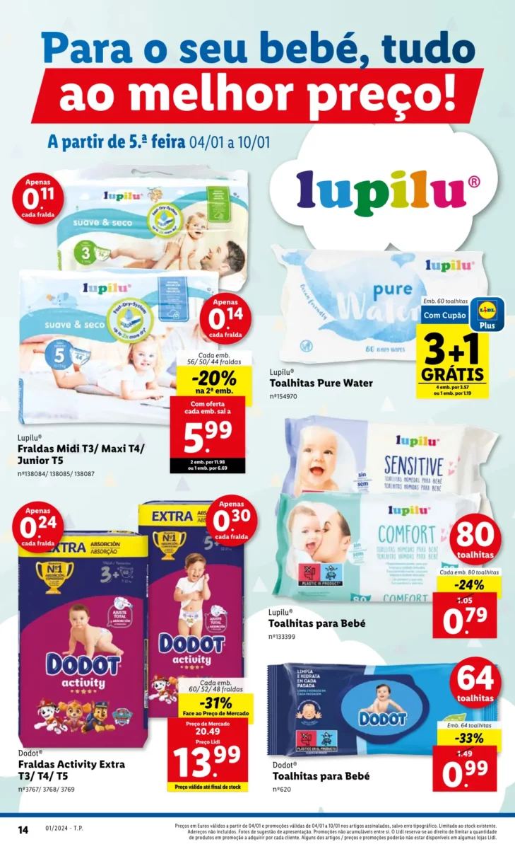 Antevis&atilde;o Folheto LiDL Novidades (a partir de 4 janeiro)