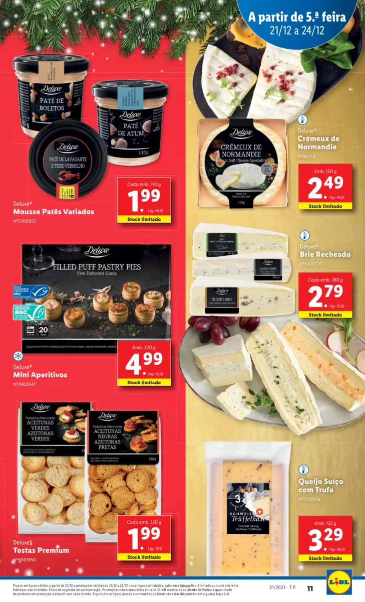 Antevis&atilde;o Folheto LiDL Novidades (21 a 24 dezembro)
