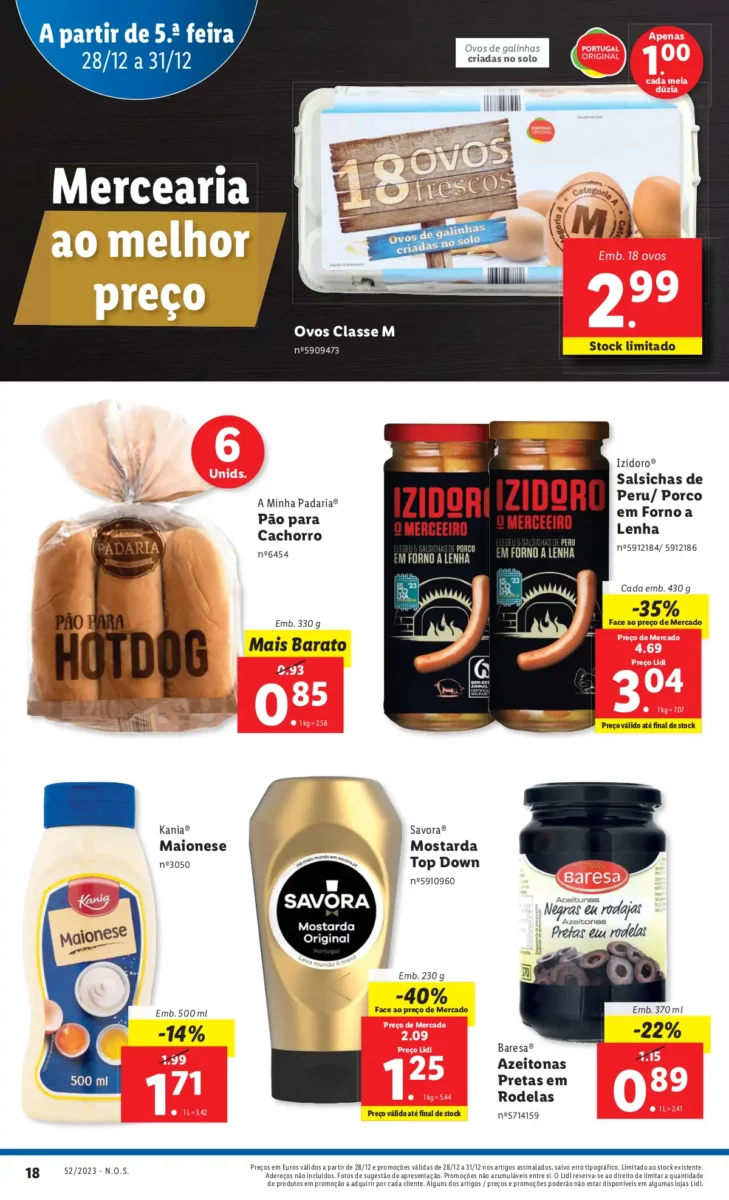 Antevis&atilde;o Folheto LiDL Novidades (a partir de 28 dezembro)