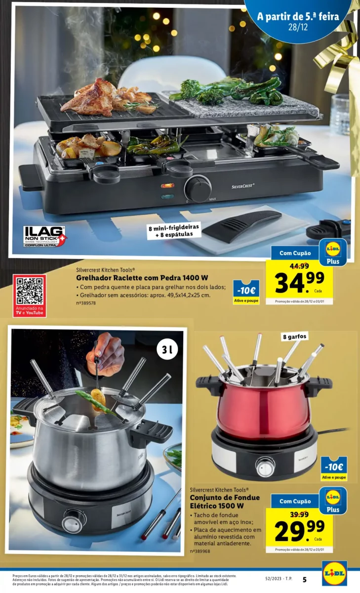 Antevis&atilde;o Folheto LiDL Novidades (a partir de 28 dezembro)