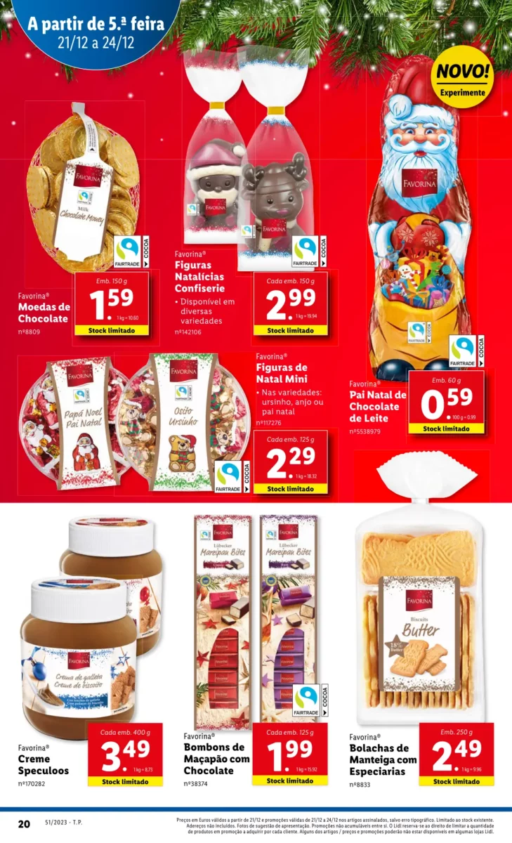 Antevis&atilde;o Folheto LiDL Novidades (21 a 24 dezembro)