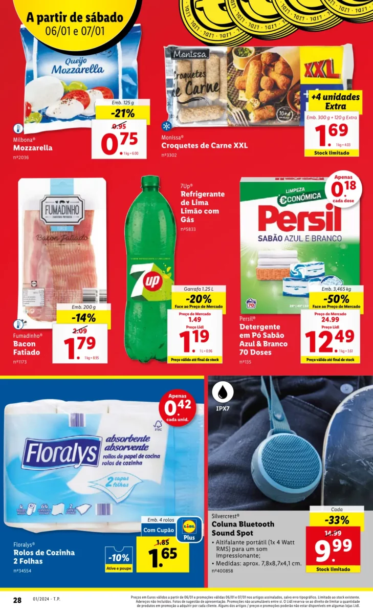 Antevis&atilde;o Folheto LiDL Fim-de-semana (6 e 7 janeiro)