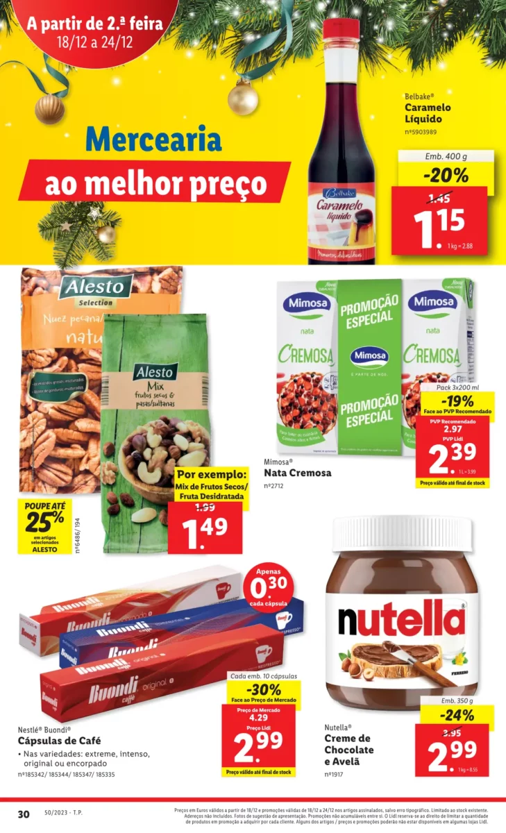 Antevis&atilde;o Folheto LiDL Novidades (a partir de 14 dezembro)