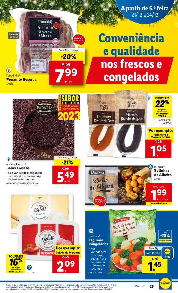 Antevis&atilde;o Folheto LiDL Novidades (21 a 24 dezembro)