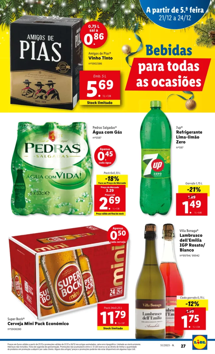 Antevis&atilde;o Folheto LiDL Novidades (21 a 24 dezembro)