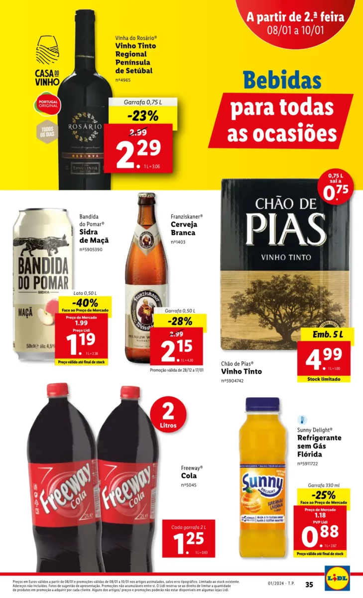 Antevis&atilde;o Folheto LiDL Novidades (a partir de 4 janeiro)