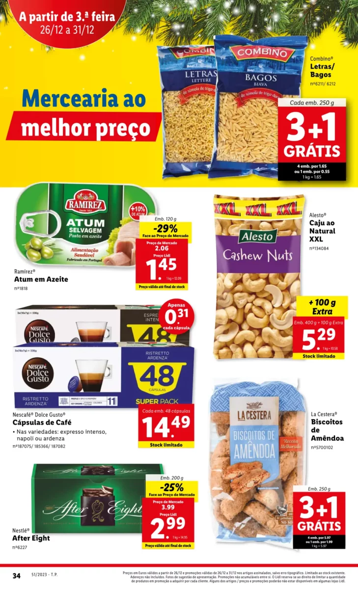 Antevis&atilde;o Folheto LiDL Novidades (21 a 24 dezembro)