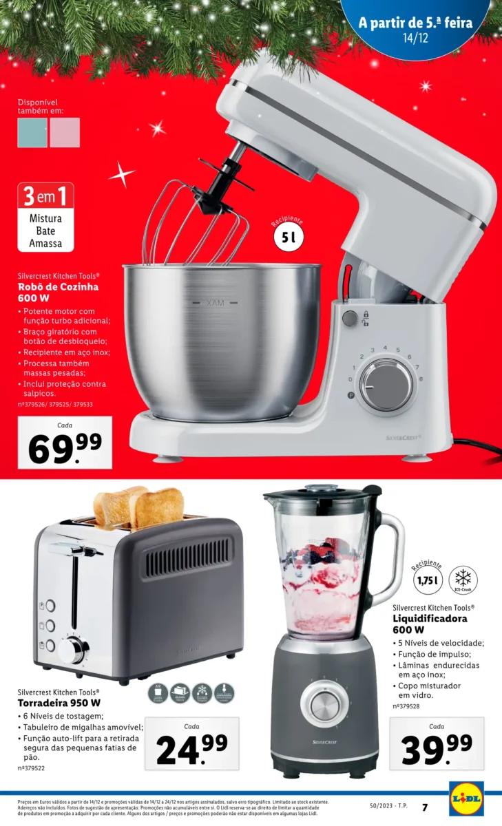 Antevis&atilde;o Folheto LiDL Novidades (a partir de 14 dezembro)