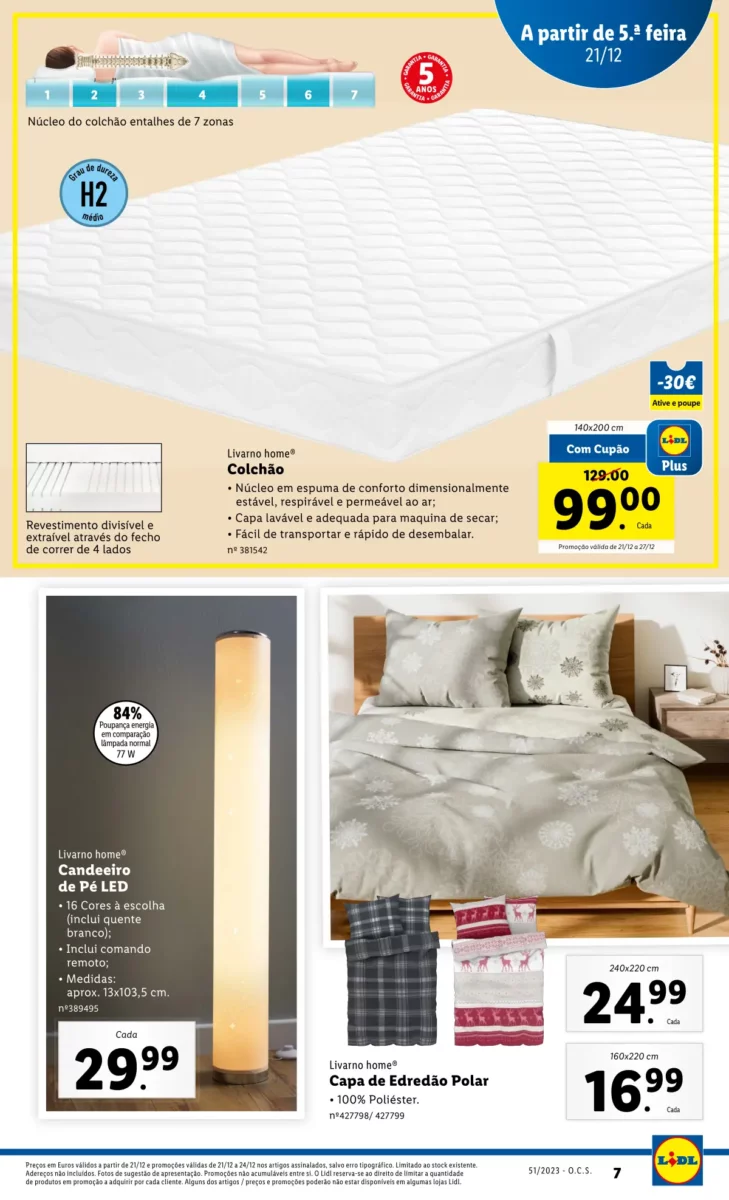 Antevis&atilde;o Folheto LiDL Novidades (21 a 24 dezembro)