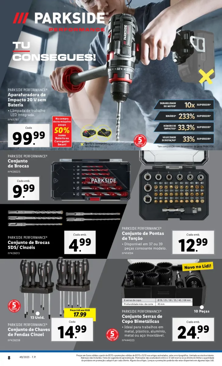 Antevis&atilde;o Folheto LiDL Novidades (a partir de 7 dezembro)