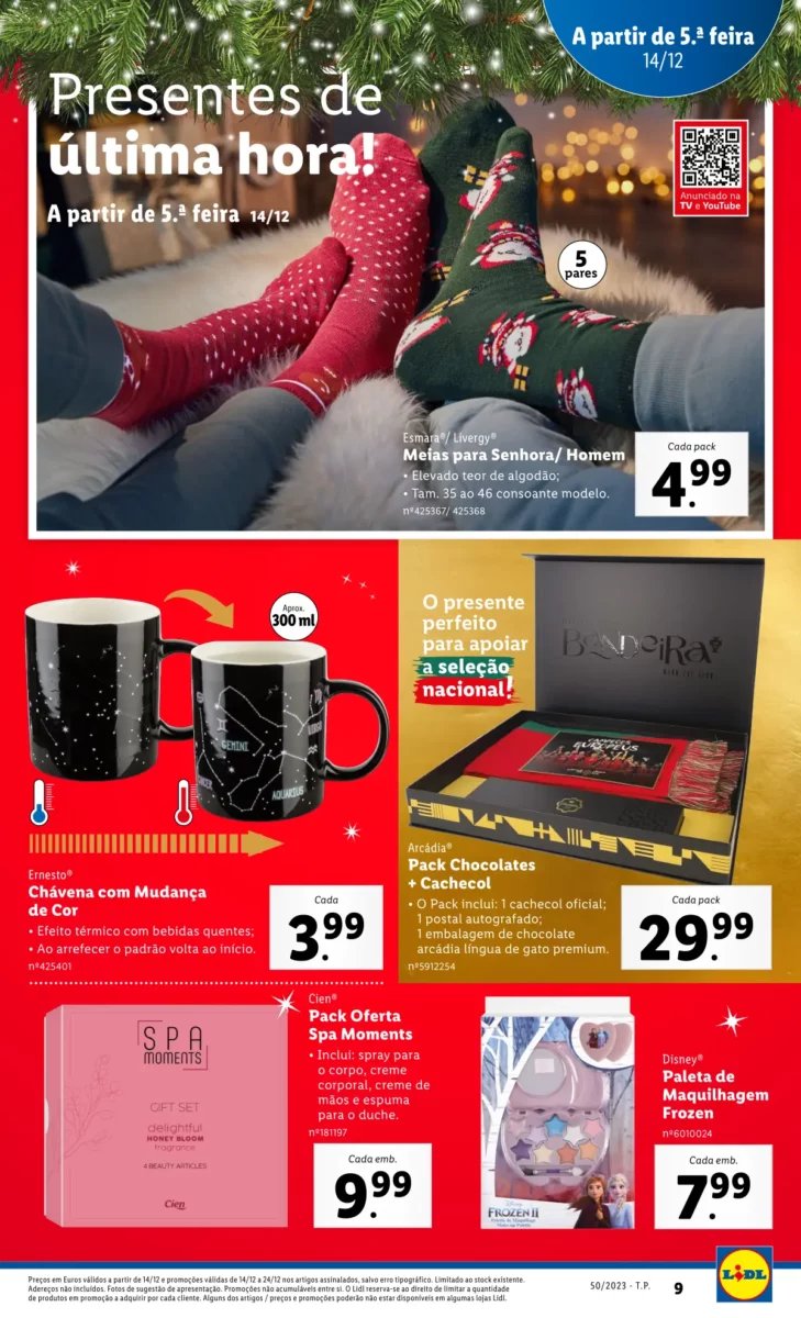 Antevis&atilde;o Folheto LiDL Novidades (a partir de 14 dezembro)