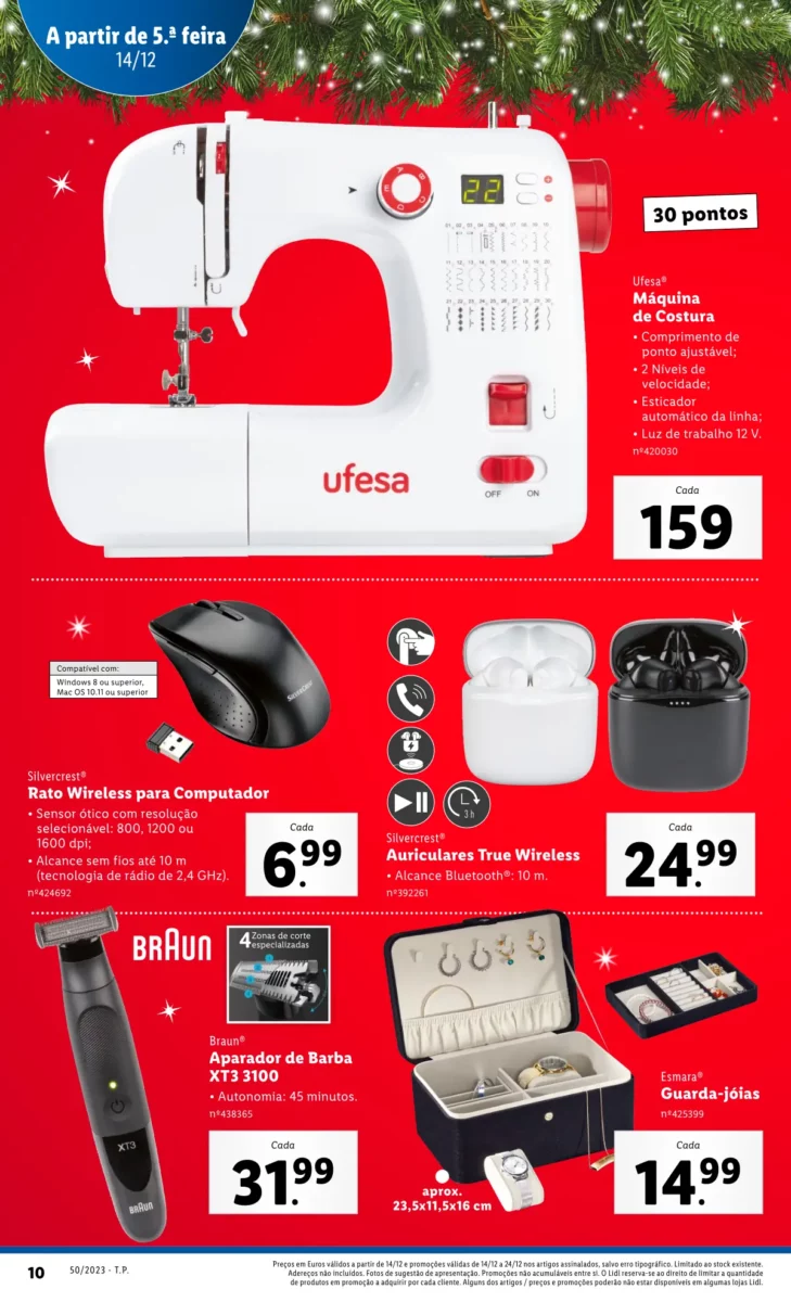 Antevis&atilde;o Folheto LiDL Novidades (a partir de 14 dezembro)