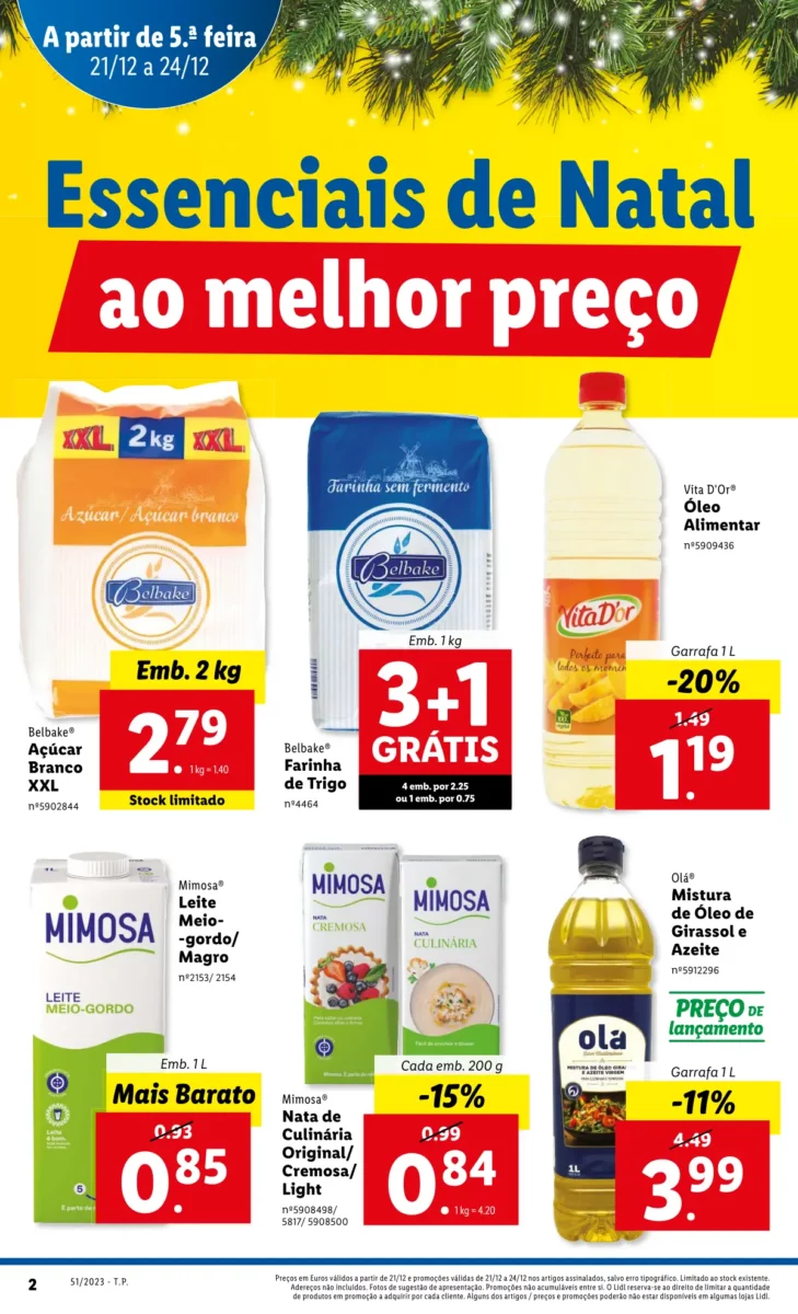 Antevis&atilde;o Folheto LiDL Promo&ccedil;&otilde;es (21 a 24 dezembro)