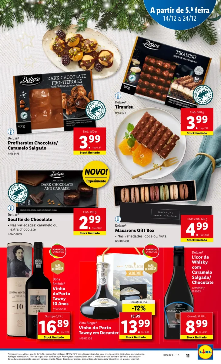 Antevis&atilde;o Folheto LiDL Promo&ccedil;&otilde;es (14 a 20 dezembro)