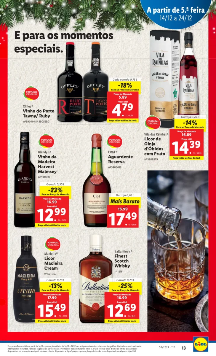 Antevis&atilde;o Folheto LiDL Promo&ccedil;&otilde;es (14 a 20 dezembro)