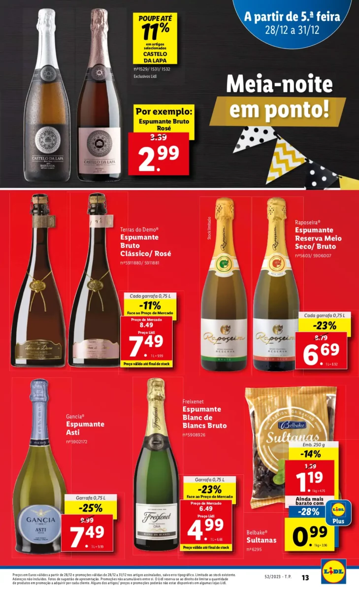 Antevis&atilde;o Folheto LiDL Promo&ccedil;&otilde;es (28 a 31 dezembro)