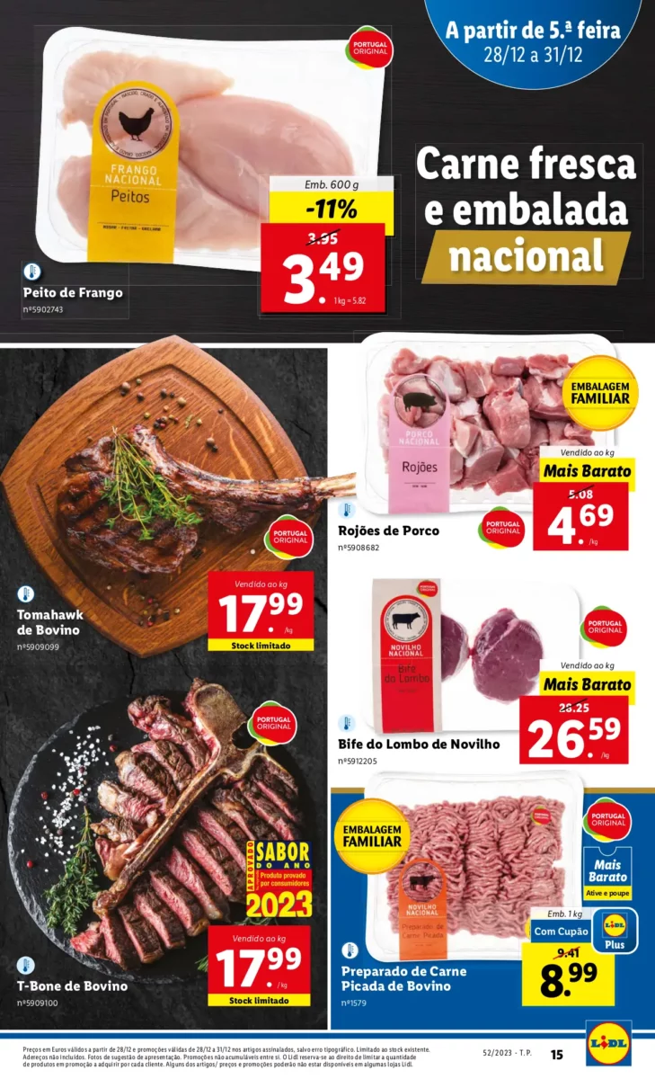 Antevis&atilde;o Folheto LiDL Promo&ccedil;&otilde;es (28 a 31 dezembro)