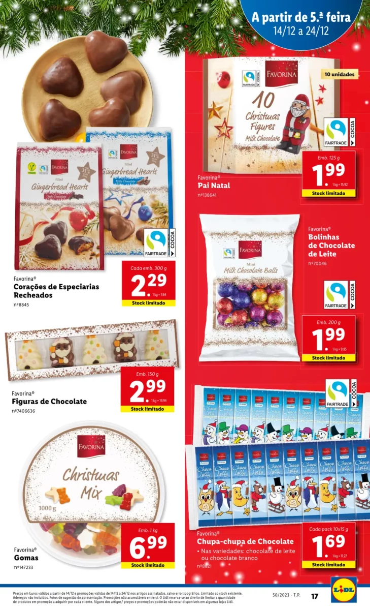 Antevis&atilde;o Folheto LiDL Promo&ccedil;&otilde;es (14 a 20 dezembro)