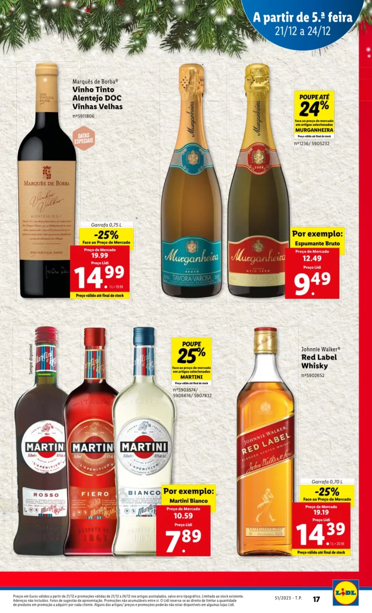 Antevis&atilde;o Folheto LiDL Promo&ccedil;&otilde;es (21 a 24 dezembro)