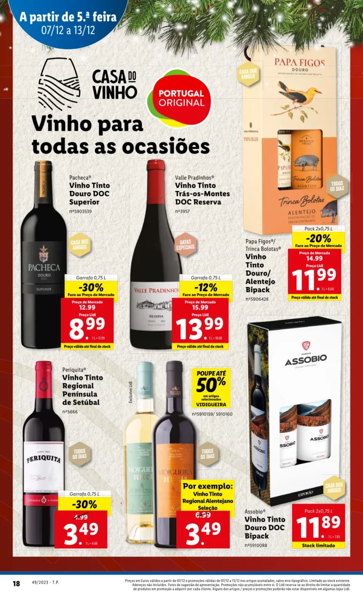 Antevis&atilde;o Folheto LiDL Promo&ccedil;&otilde;es (7 a 13 dezembro)
