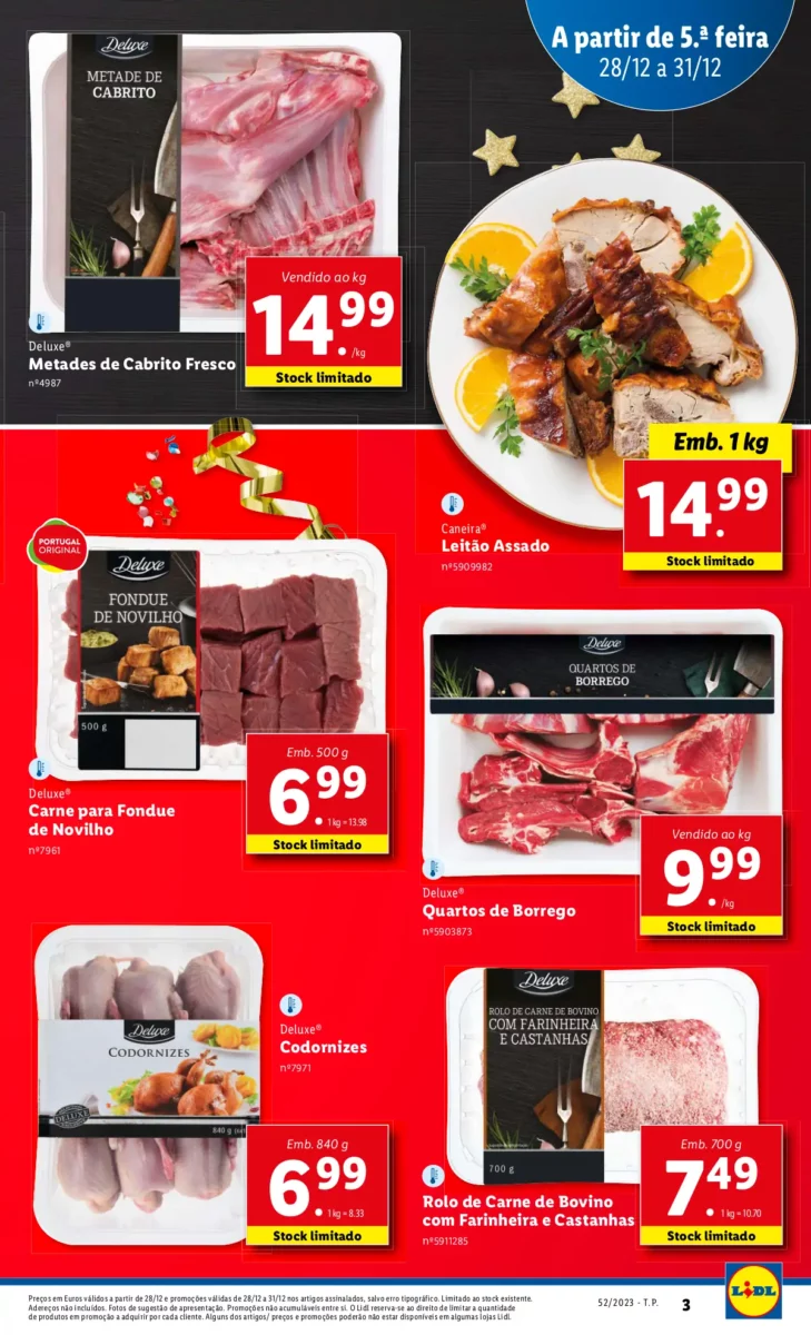 Antevis&atilde;o Folheto LiDL Promo&ccedil;&otilde;es (28 a 31 dezembro)