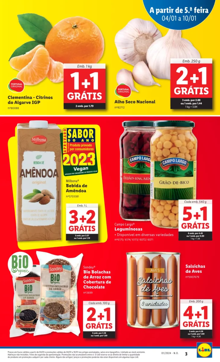 Antevis&atilde;o Folheto LiDL Promo&ccedil;&otilde;es (4 a 10 janeiro)