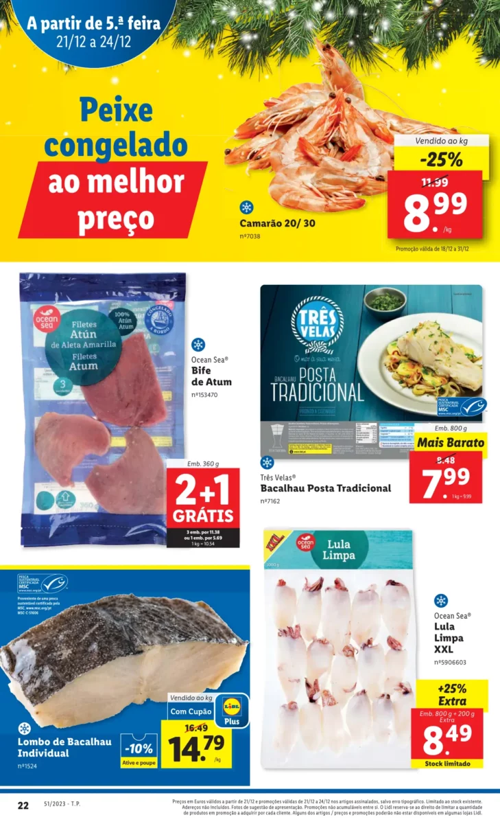 Antevis&atilde;o Folheto LiDL Promo&ccedil;&otilde;es (21 a 24 dezembro)