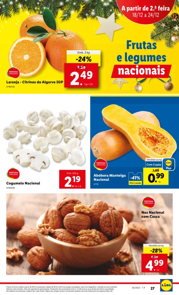 Antevis&atilde;o Folheto LiDL Promo&ccedil;&otilde;es (14 a 20 dezembro)